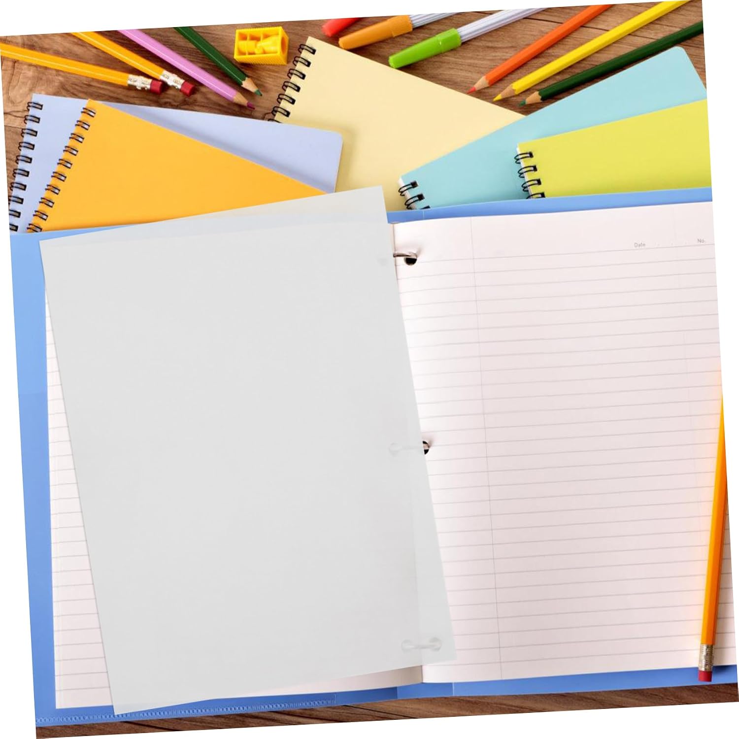 IWOWHERO 50 Sheets Tracing Paper High Transparency for Sketching Drawing Animation Art Projects Durable Clear Sheets for Accurate Tracing and Copying