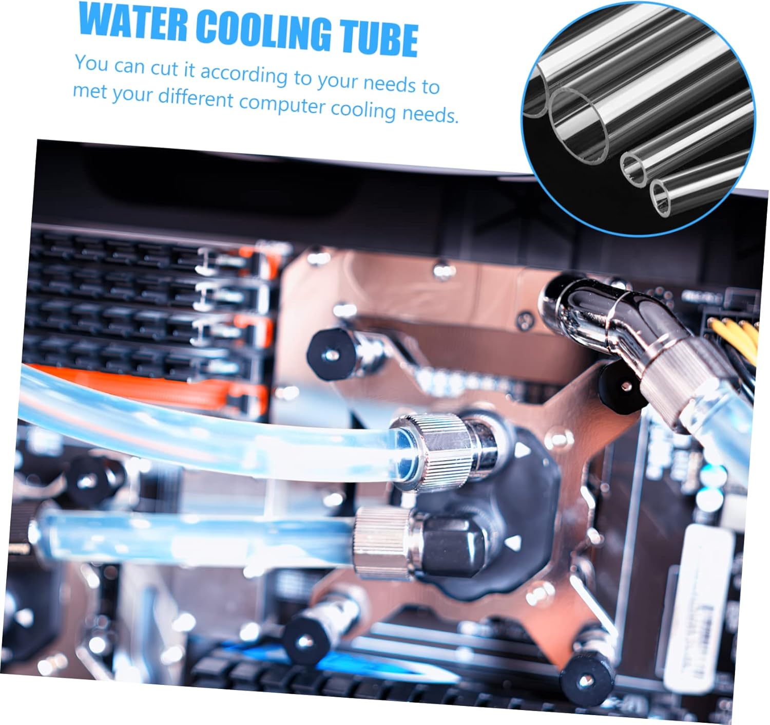 5sets Unbreakable Round Plastic Lab Tubes Prf Prp Hose Tubing for Crafts Hard Dust Collection Fittings 4pcs*5