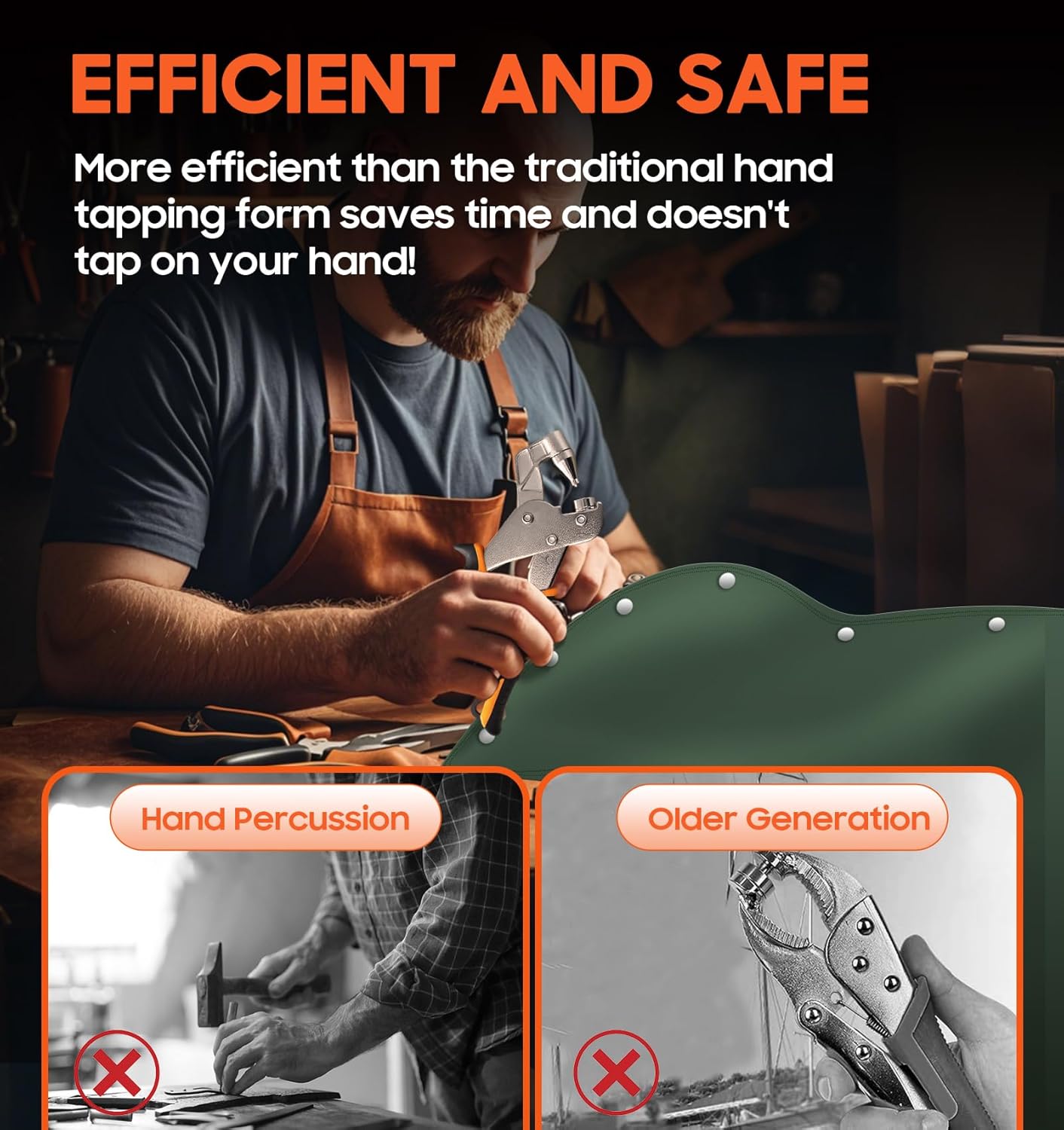 Snap Fastener Tool, Snap Kit with Tool, Canvas Snap Tool with 300 pcs Boat Cover Snaps, Repair and Replace Snaps DIY Leather, Sewing, Tarps, Fabric