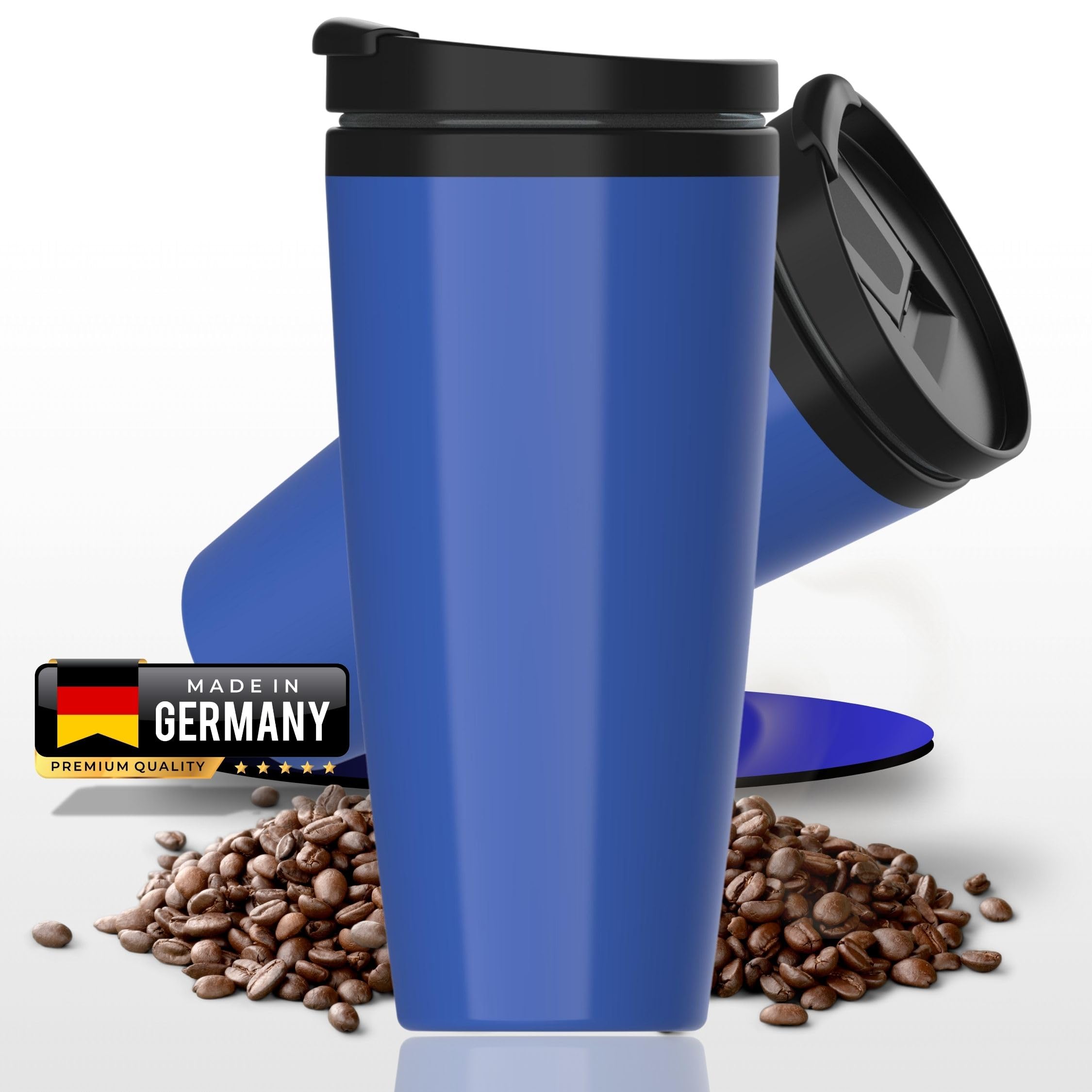 Kaffeebecher to go 350ml auslaufsicher - Travel Mug für Büro, Auto & Alltag