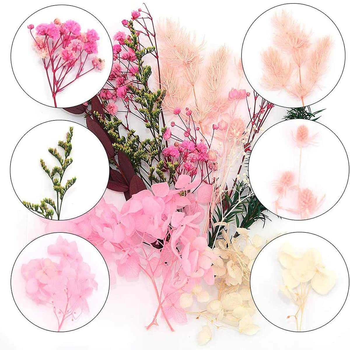 Fiori Secchi Pressati Per Resina - Kit DIY Per Candele, Unghie E Decorazioni - Foto 2