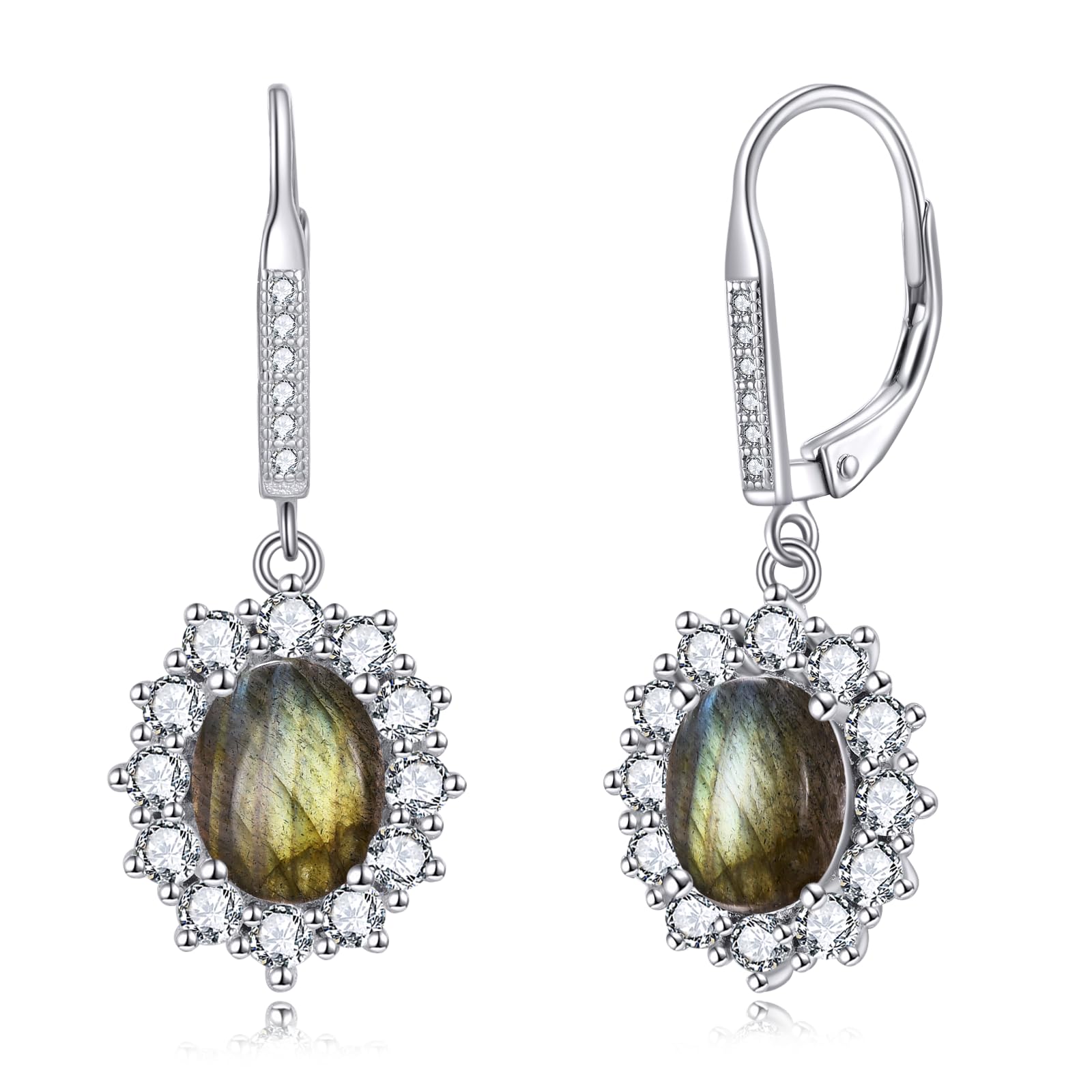 Schottische Distel Einfädler Ohrringe Für Frauen Sterling Sliver Schottische Distel