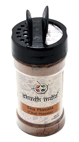 Miniatura 5 de Shudh India | Tea (Chai) Masala Indian Spice Blend | Todo natural | Vegano | Ingredientes aptos para gluten | Sin sal y azúcar | Sin OMG | Sin