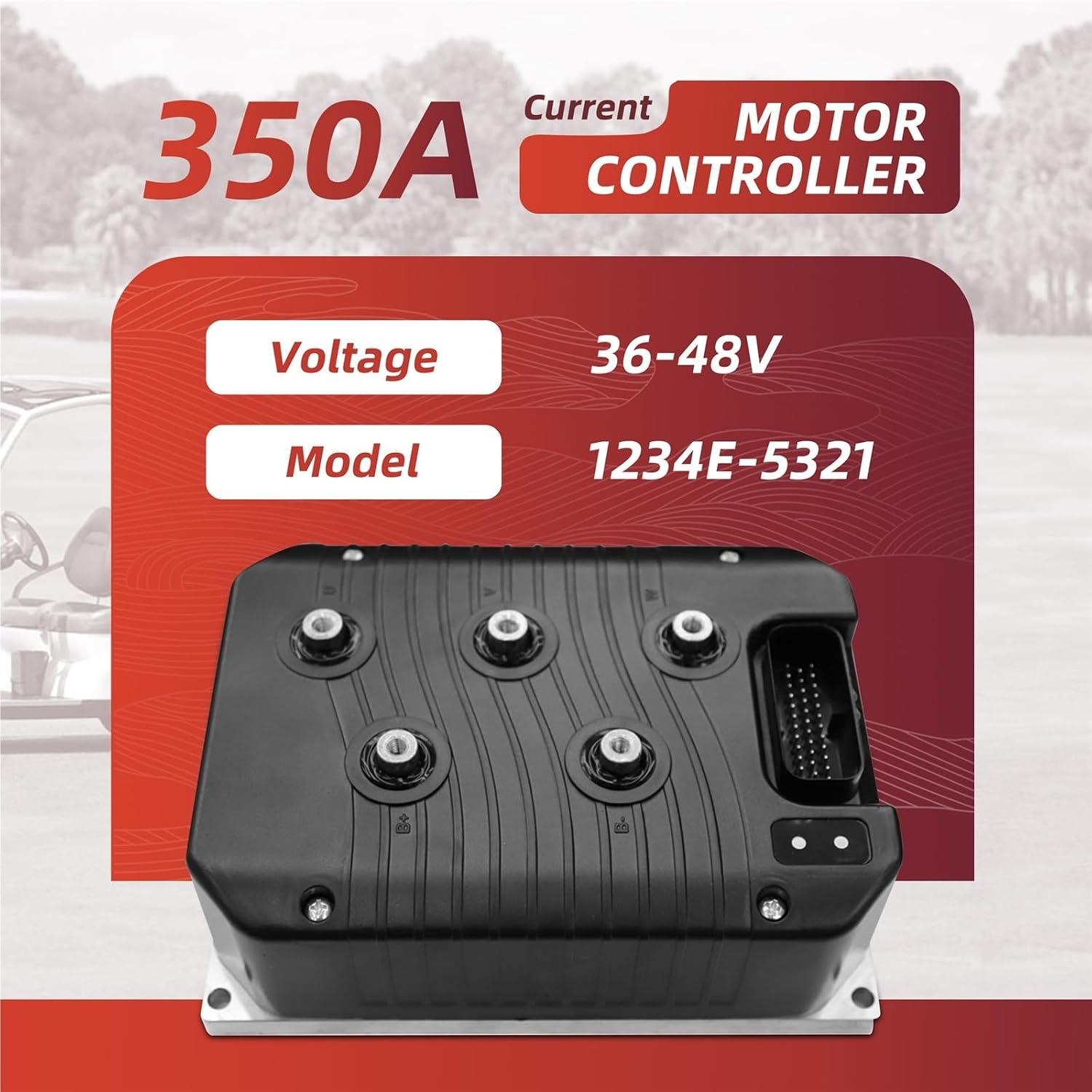 1pcs 1234E-5321 Motor Controller 36-48V 350A Forklift Pallet Truck AC Motor Controllers for Electric Car Material