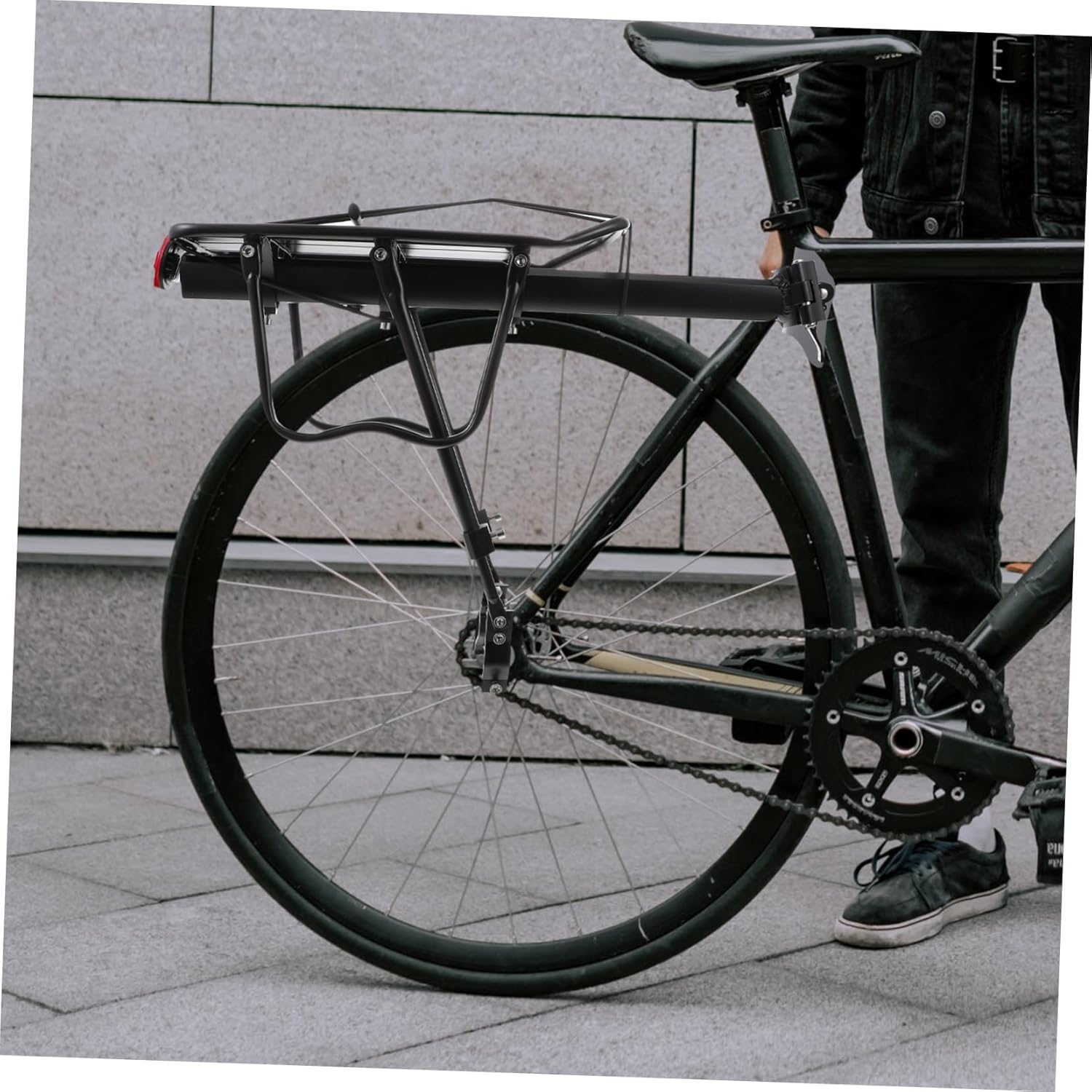 BESPORTBLE Quick Release Rear Shelf for Bike Rear Bike Rack Cargo Rack Aluminum Alloy