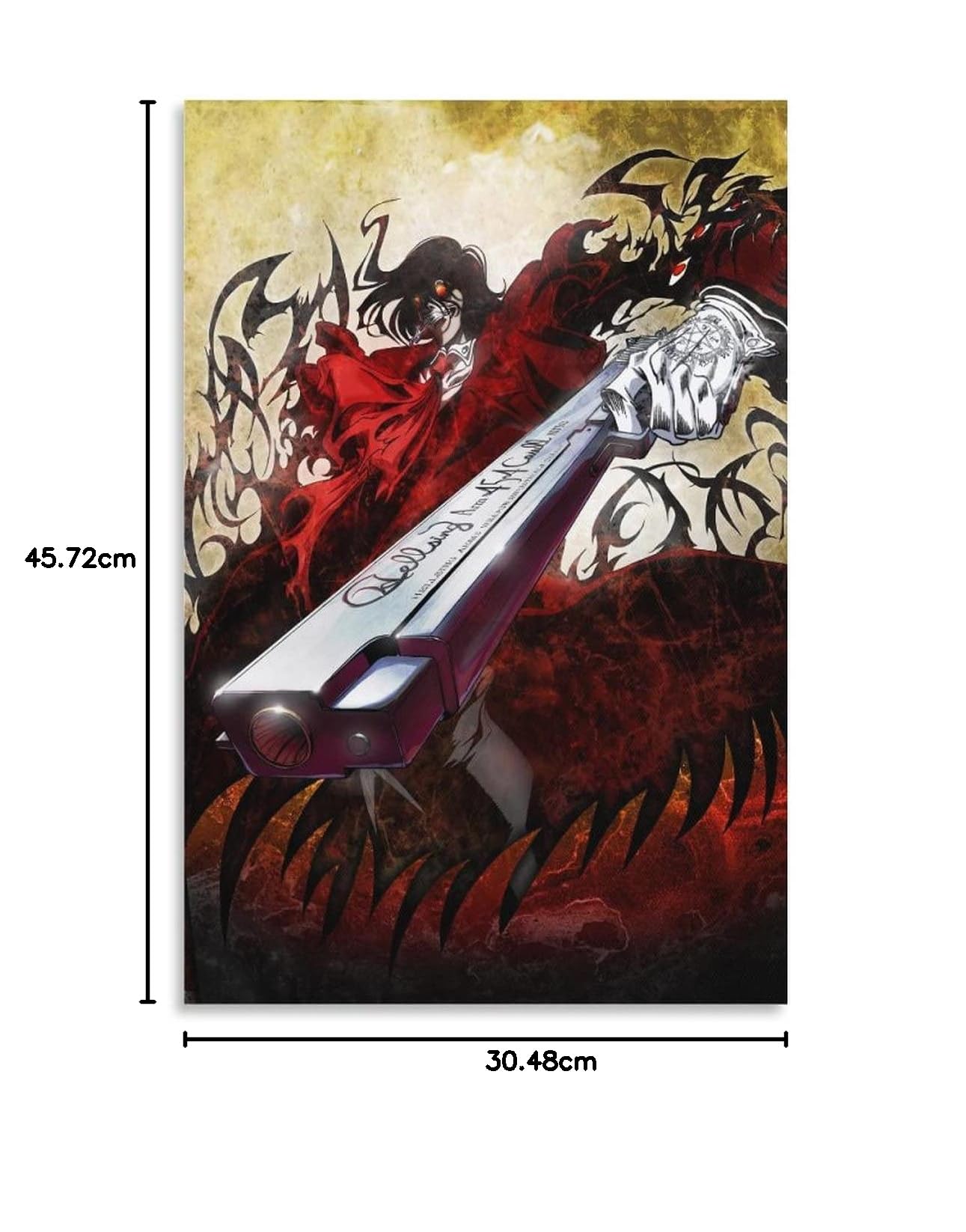 Amazon.co.jp: アニメ ヘルシング アルカード ポスター 装飾絵画