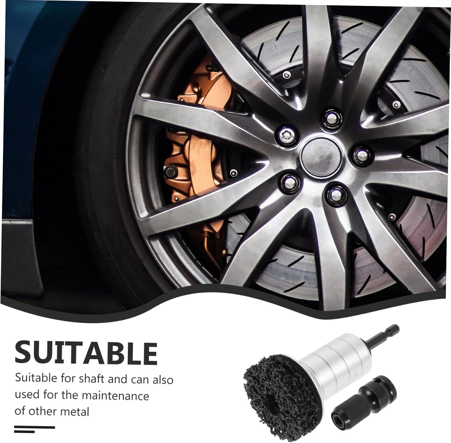Garneck Wheel Hub Rust Removal Polishing Kit for Metal Surface Maintenance
