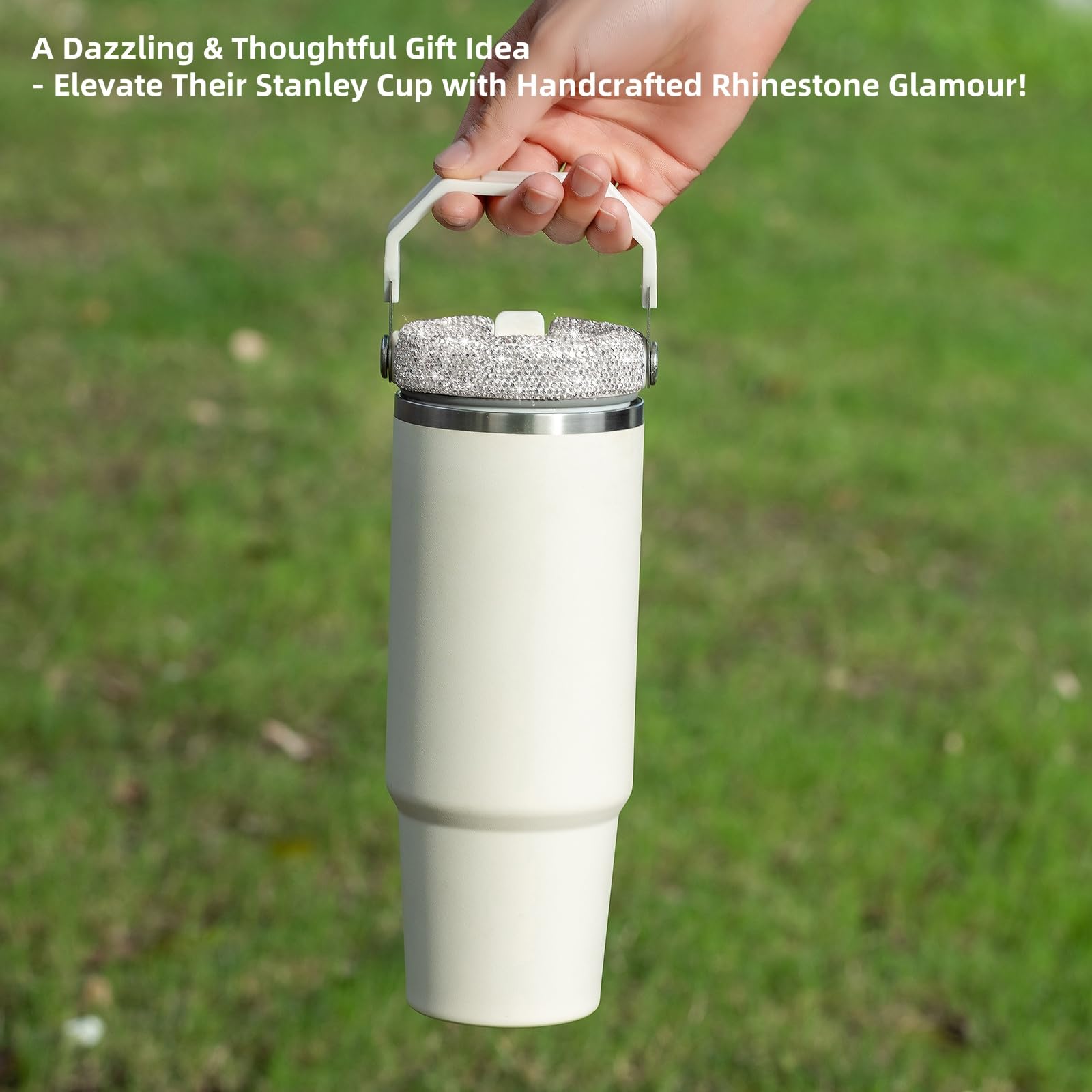 Flip Straw Replacement Lid Compatible with Stanley IceFlow Tumbler
