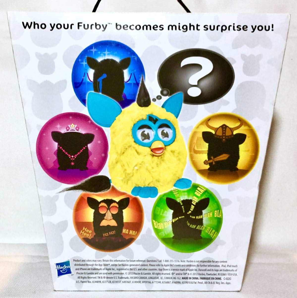 Amazon | 日本未発売 2012製 ファービー Furby イエロー ブルー