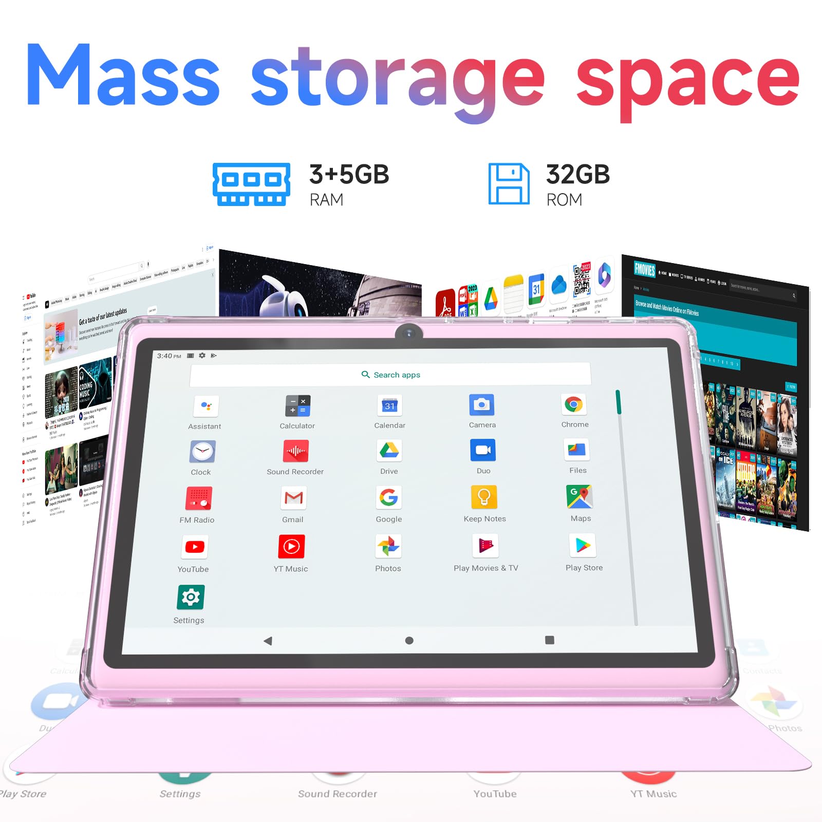 Androidタブレット　32GB＋256GB 14インチ Amazon.com : 14 Inch Android 15 Tablet, 16GB RAM+256GB ROM