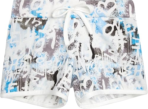 Miniatura 5 de Pantalones cortos activos para niña, paquete de 4 pantalones cortos deportivos de rizo francés para gimnasio (7-16)