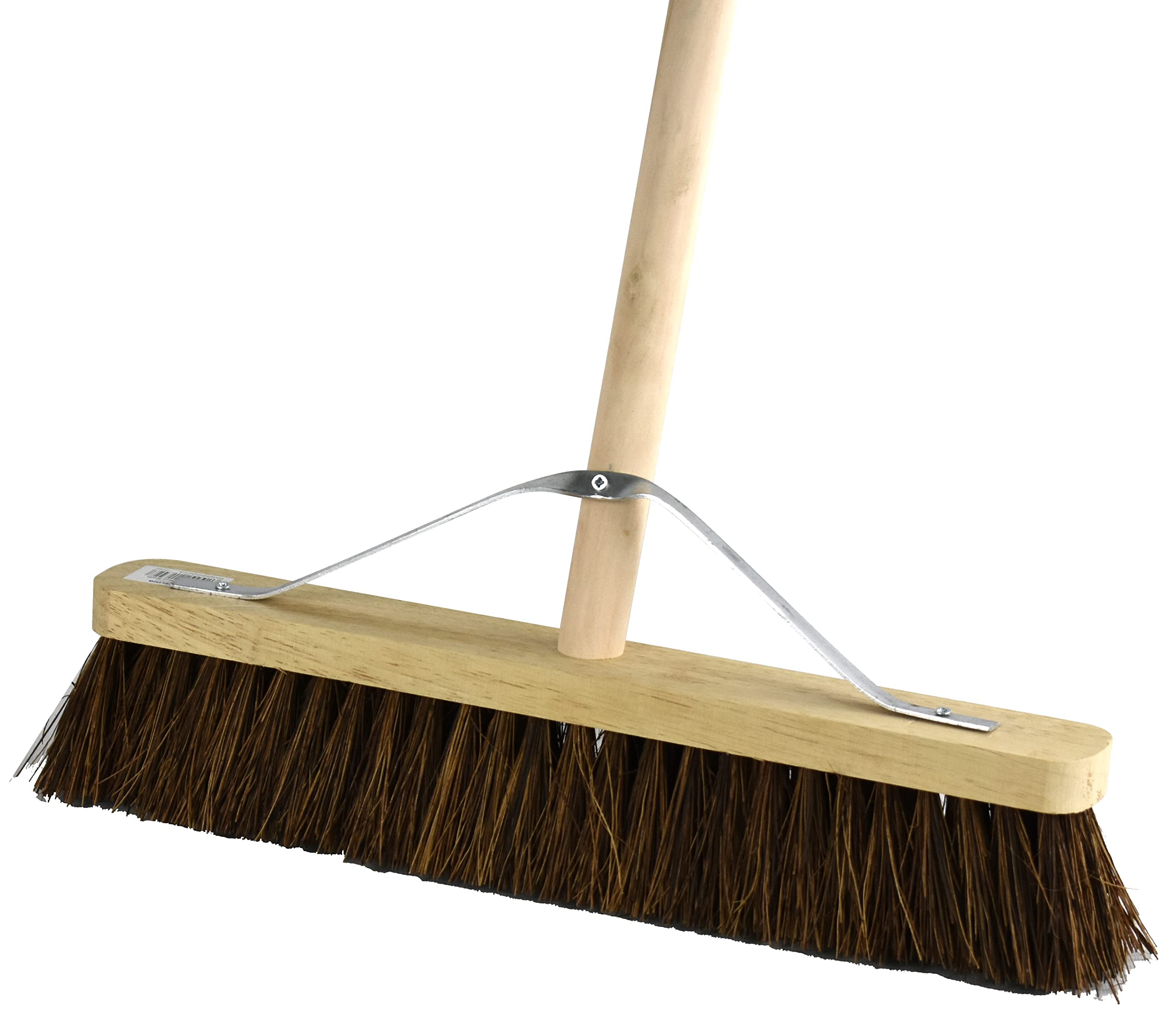 Sterling Ventures Large Cleaning Sweeping Wooden Platform Broom (18'' Bassine), Natural