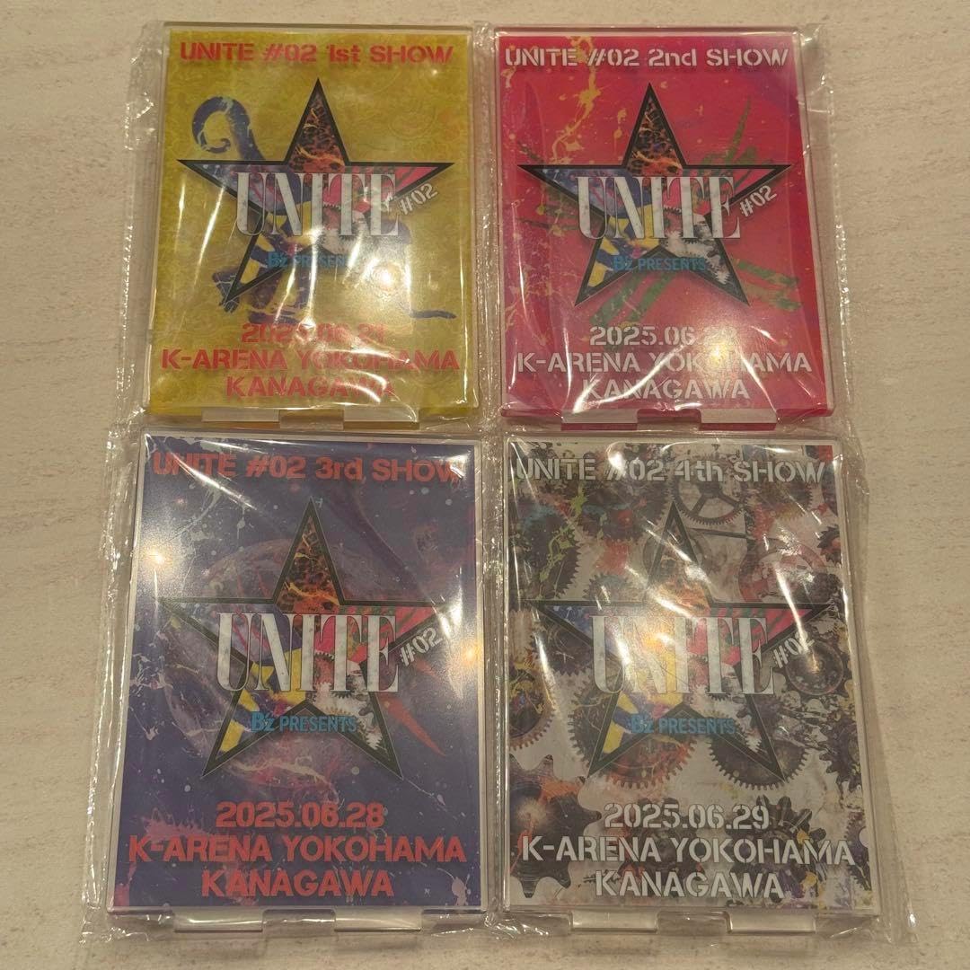 B'z presents UNITE #02アクリルメモリアルプレート 0621 B'z UNITE 02