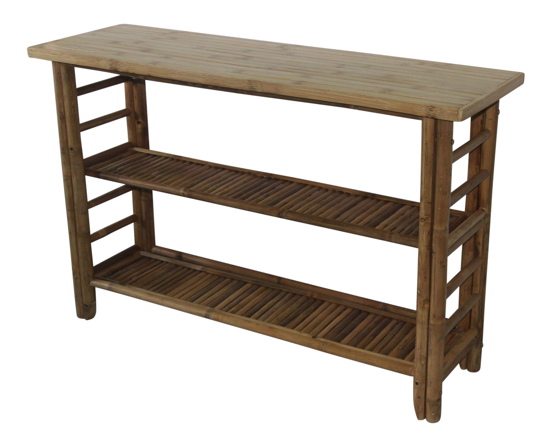 Amazon Com Mgp Bamboo Console Table 48 W X 30 H X 15 L Kitchen Dining