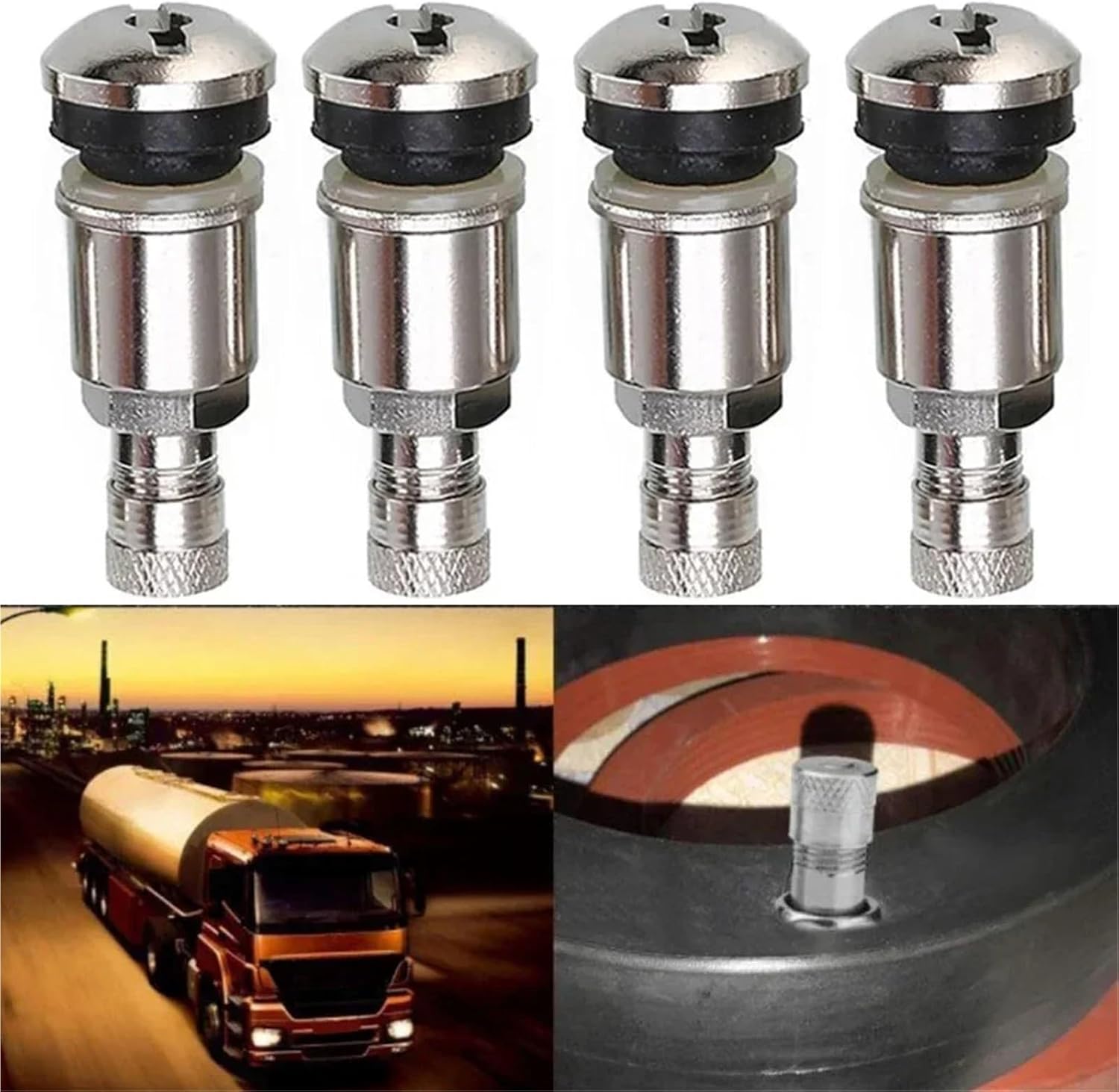 Metal Valve Stems 75pcs Car Wheel Tire Valve Cover Metal Valves Chrome Optics Steel Rim 11.3mm Auto Replacement Parts ﻿ for Tire Inflation,Pressure Holder&Replace Need