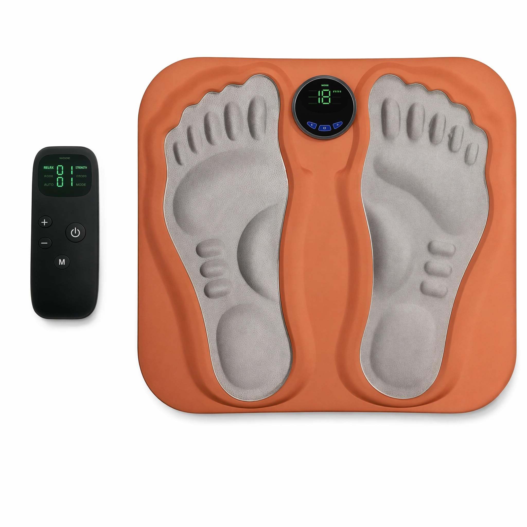 Orthoback ReNerv 3D EMS Fußmassagegerät mit Wärmefunktion | Gegen Nervenschmerzen, Taubheit & für Durchblutung | Fußmassage für Beine & Füße | Entspannung Zuhause