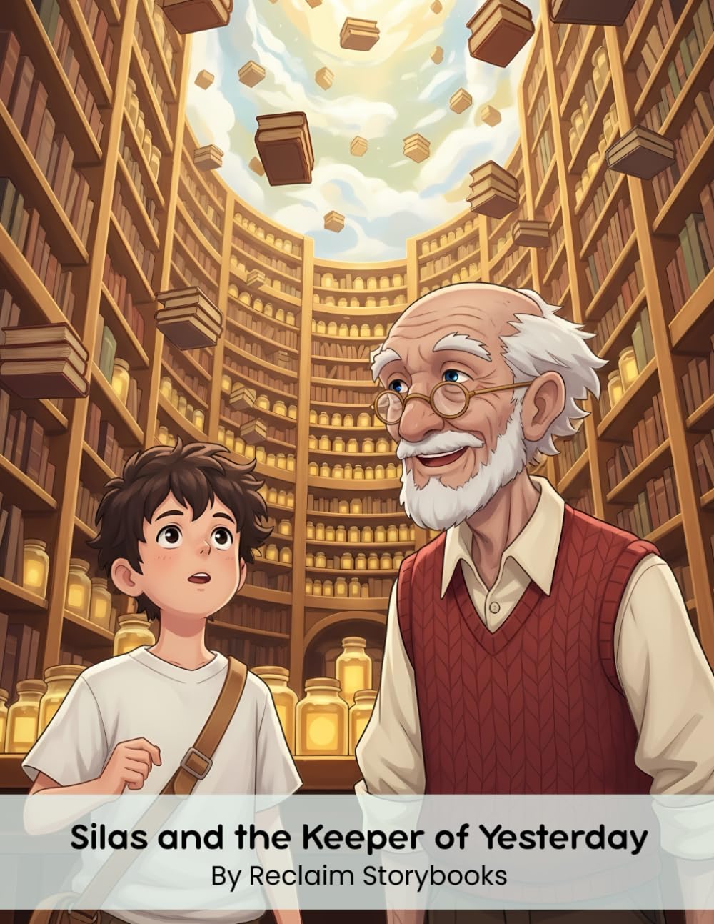 Silas and the Keeper of Yesterday: Storybook about - Attention - a Form of Nourishment, with valuable life lessons and moral values (8.5 x 11”)