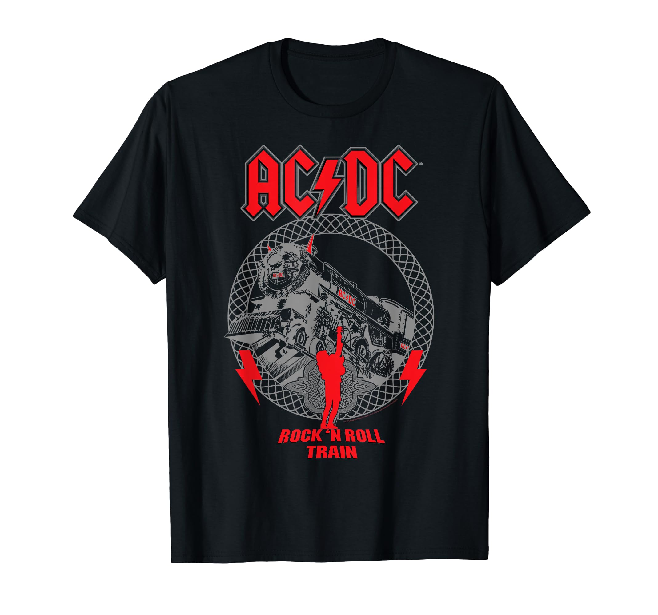 Amazon | エーシー・ディーシー AC/DC - Devil Train Tシャツ | Tシャツ・カットソー 通販