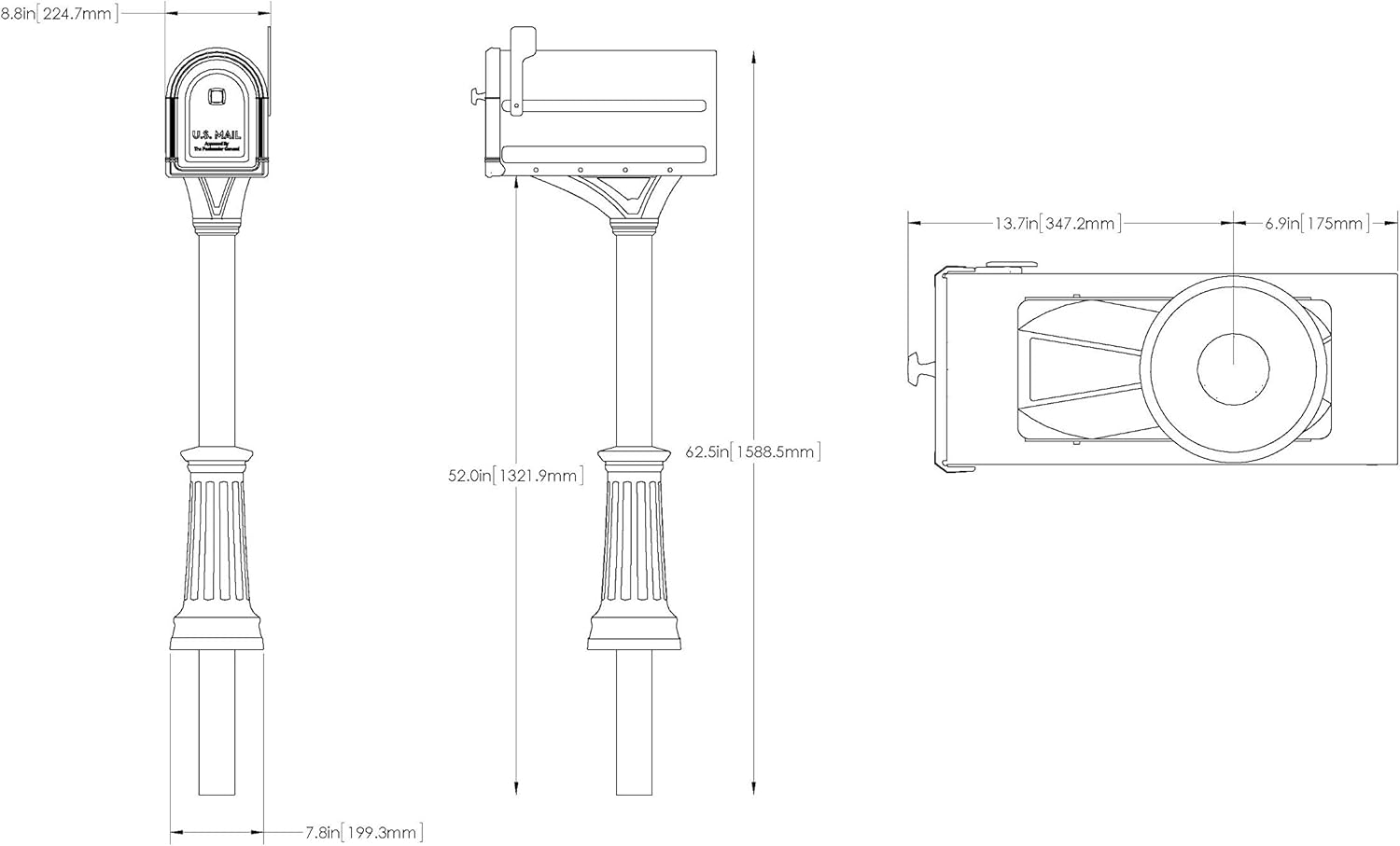 Amazing 🔥 Architectural Mailboxes 7980RZ Roxbury Kit Mailbox, Rubbed Bronze