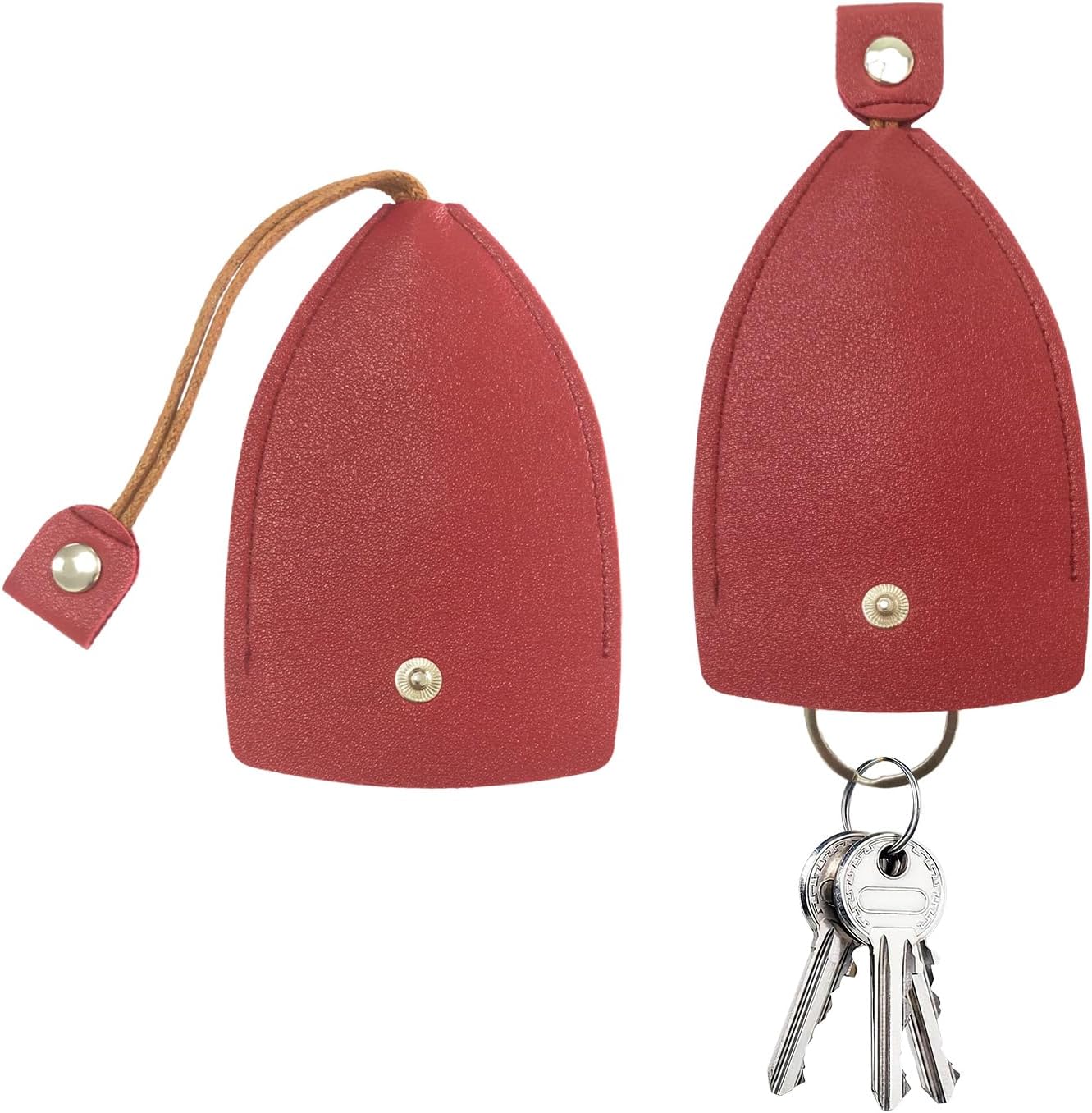 Augeny 2 PCS Car Key Case, Cute Creative PullOut Key