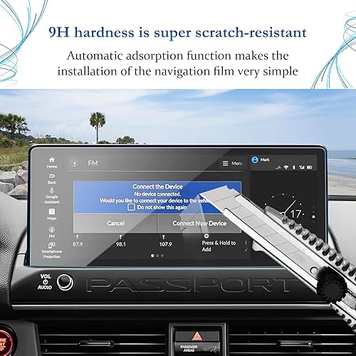 Miniatura 28 de SKTU Protector de pantalla para Honda Pilot 2018 2016-2018 Honda Pilot Passport 2016-2020 Honda Ridgeline Navigation Display Honda Pilot 2018