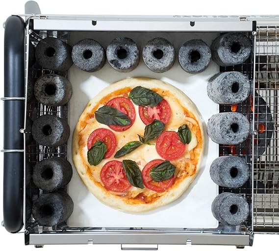 LOGOS 81064232 BBQ DE Oven Ceramic Pizza Plate Camping Outdoor