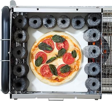 LOGOS 81064232 BBQ DE Oven Ceramic Pizza Plate Camping Outdoor