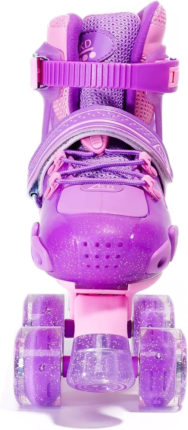 LKD Roller Skates for Kids Girls Boys 4 Size Adjustable Kids Roller Skates with Wheels for Children, Teens, Beginner & Advance, Indoor Outdoor - Image 4