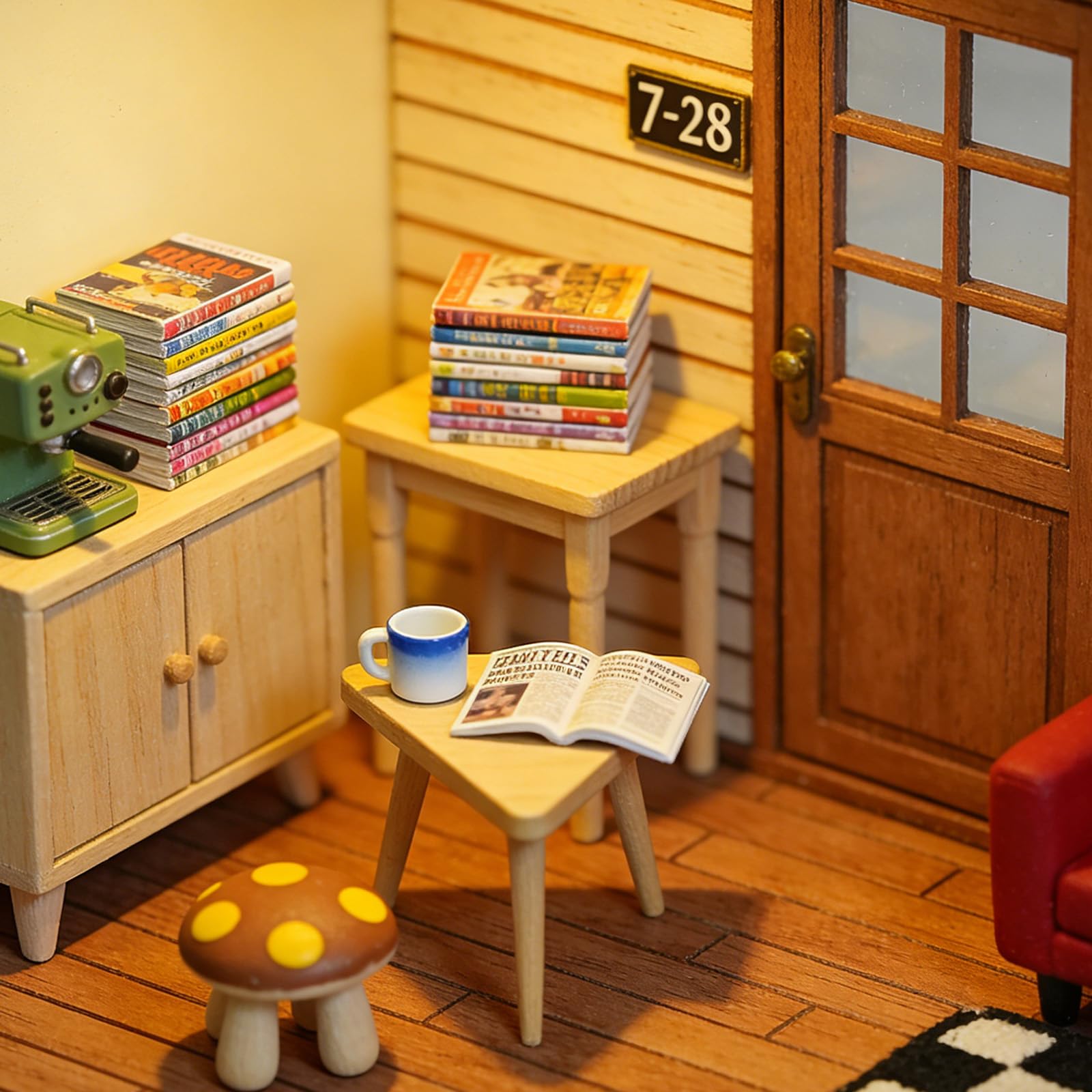 200 Stück Miniatur Bücher Puppenhaus Buch Zubehör Mini Books Detailgetreue Realistische Miniaturbücher Dekoration Für Diy Bastelarbeiten Arbeitszimmer Bücherregal Bibliothek - 3