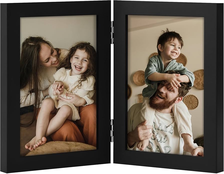 Amazon.com - decorUhome Double 4x6 Picture Frame Vertical