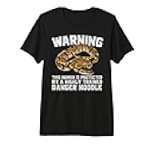 Trained Danger Noodle Ball Python Owner Ball Python Lover Premium Tri-Blend T-Shirt