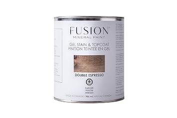 Fusion Mineral Paint - Gel Stain & Topcoat - 946 ml- Double Espresso