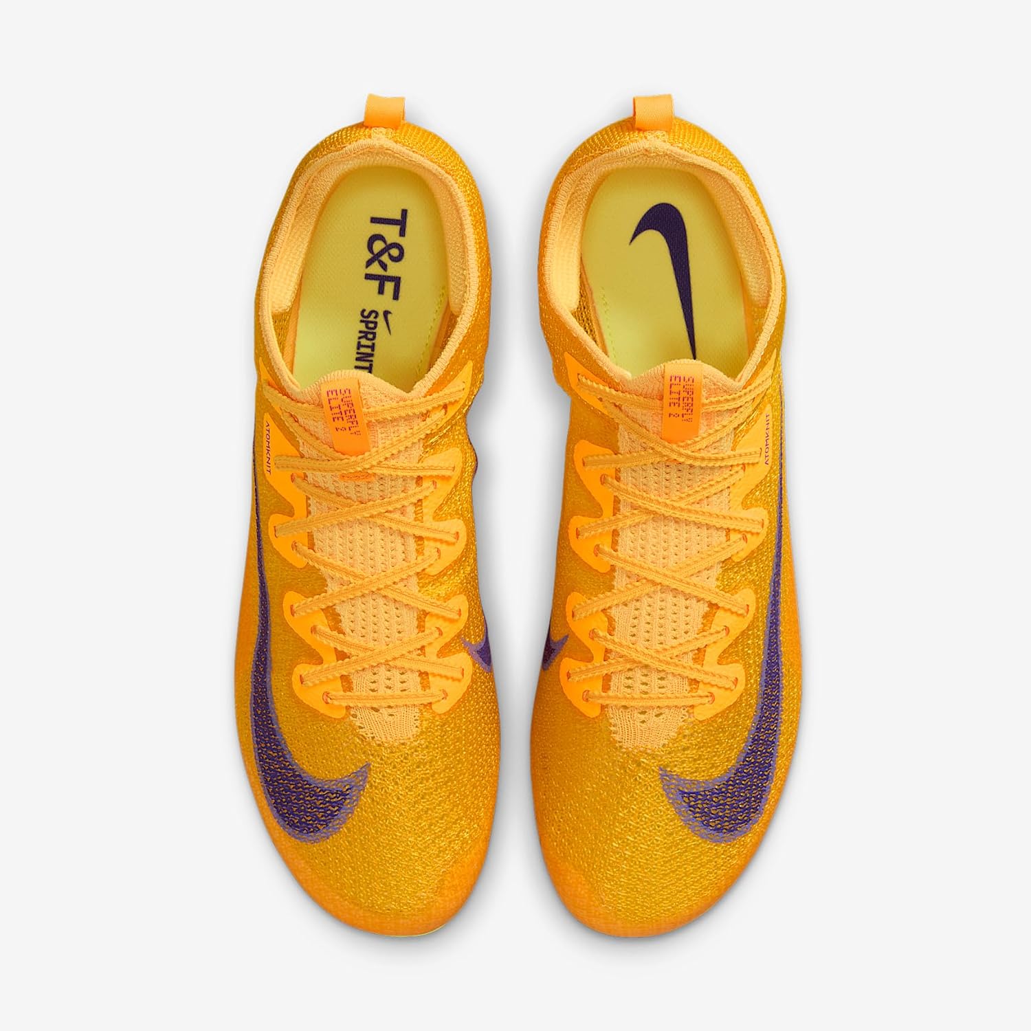 Nike Zoom Superfly Elite 2 Track & Field Sprinting Spikes (Citron Pulse/Volt Ice/Laser Orange/Indigo Burst) Size 12