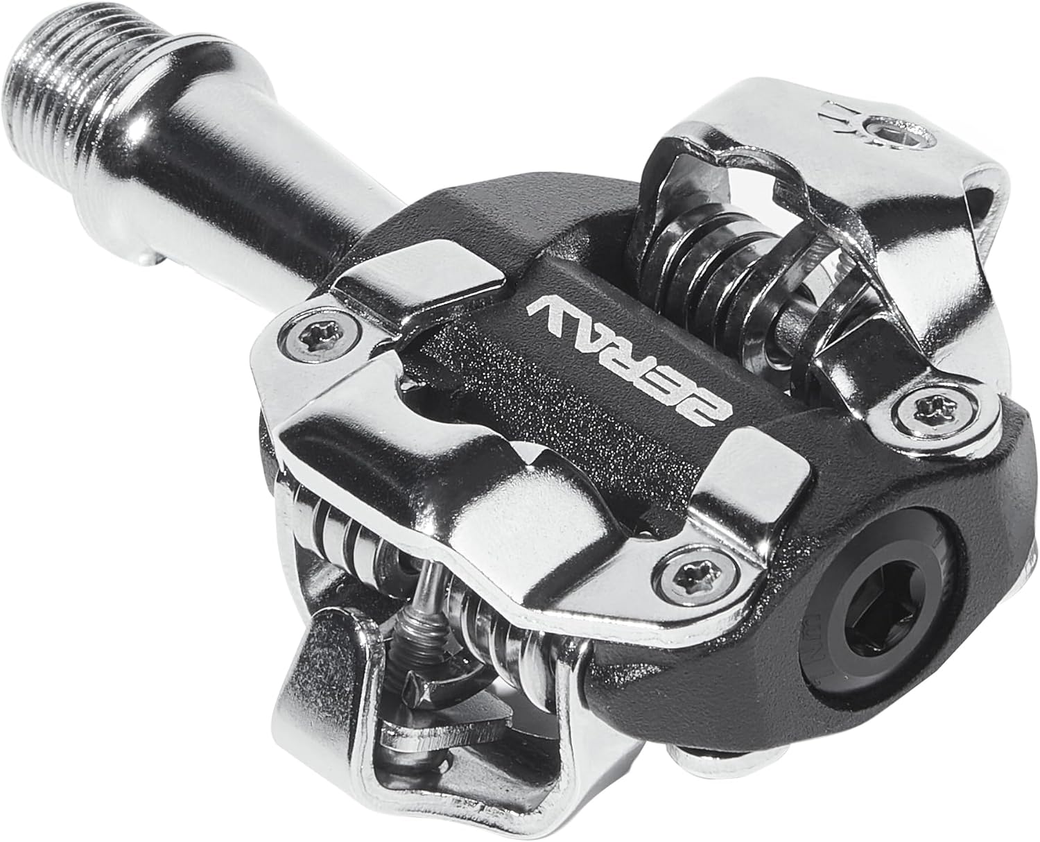 MTB Mountain Bike Clipless Pedals Road Bicycle Pedals with Cleats Compatible with Shimano SPD-SH51 Cleats