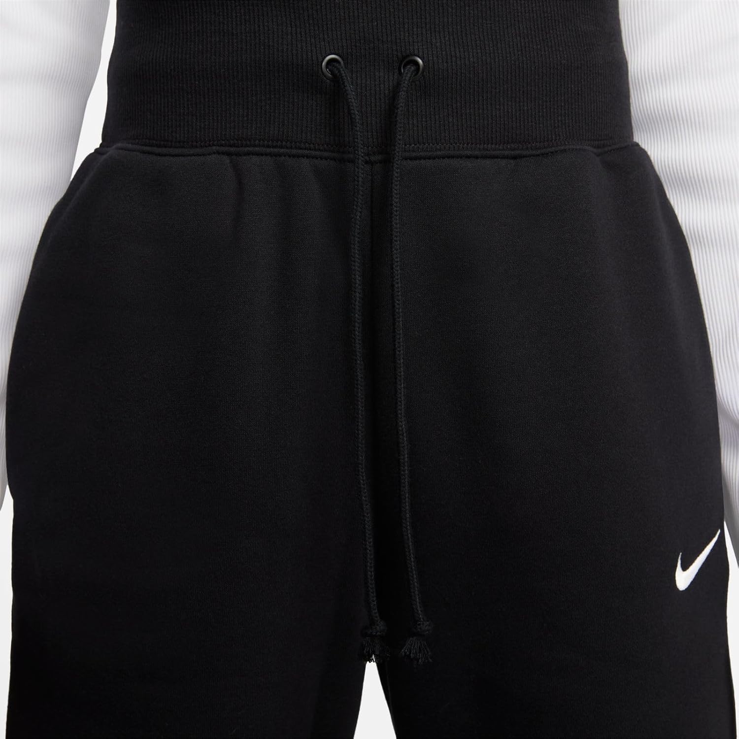 Nike - W NSW Phnx FLC HR Pant Wide, Full Length Women's Pant - Image 4