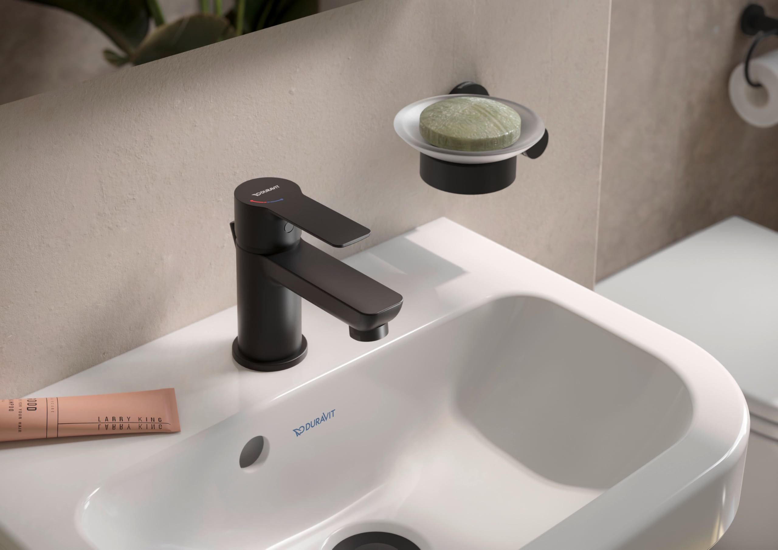Duravit D-Code lavabo, con agujero para grifo, con rebosadero, 450x335x145mm, blanco alto brillo, 0748450000