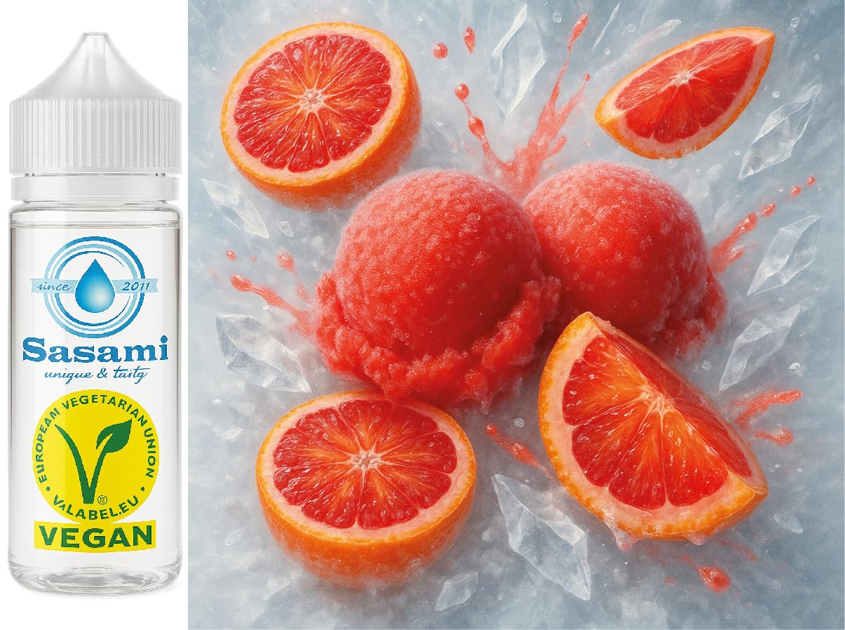 Crimson Chill - sorbetto freddo all’arancia rossa aroma concentrato - vegano - Sasami - 100ml