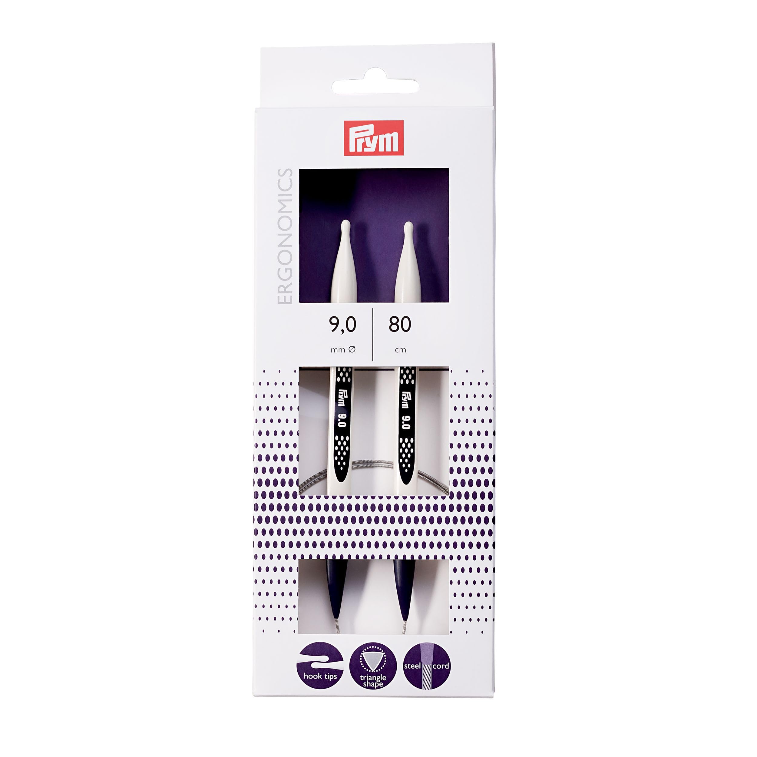 Prym - Ergonomics (80cm, 9.00mm) Circular Needle - 1 Unit