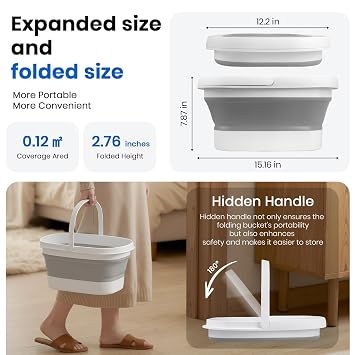 Ionic Foot Bath Detox Machine-Foot Detox Machine with 2 Ionic Arrays,Foot Spa with Foldable Foot Soaking Tub,80 Disposable Foot Bath Liner,1 Detox Sea Salt
