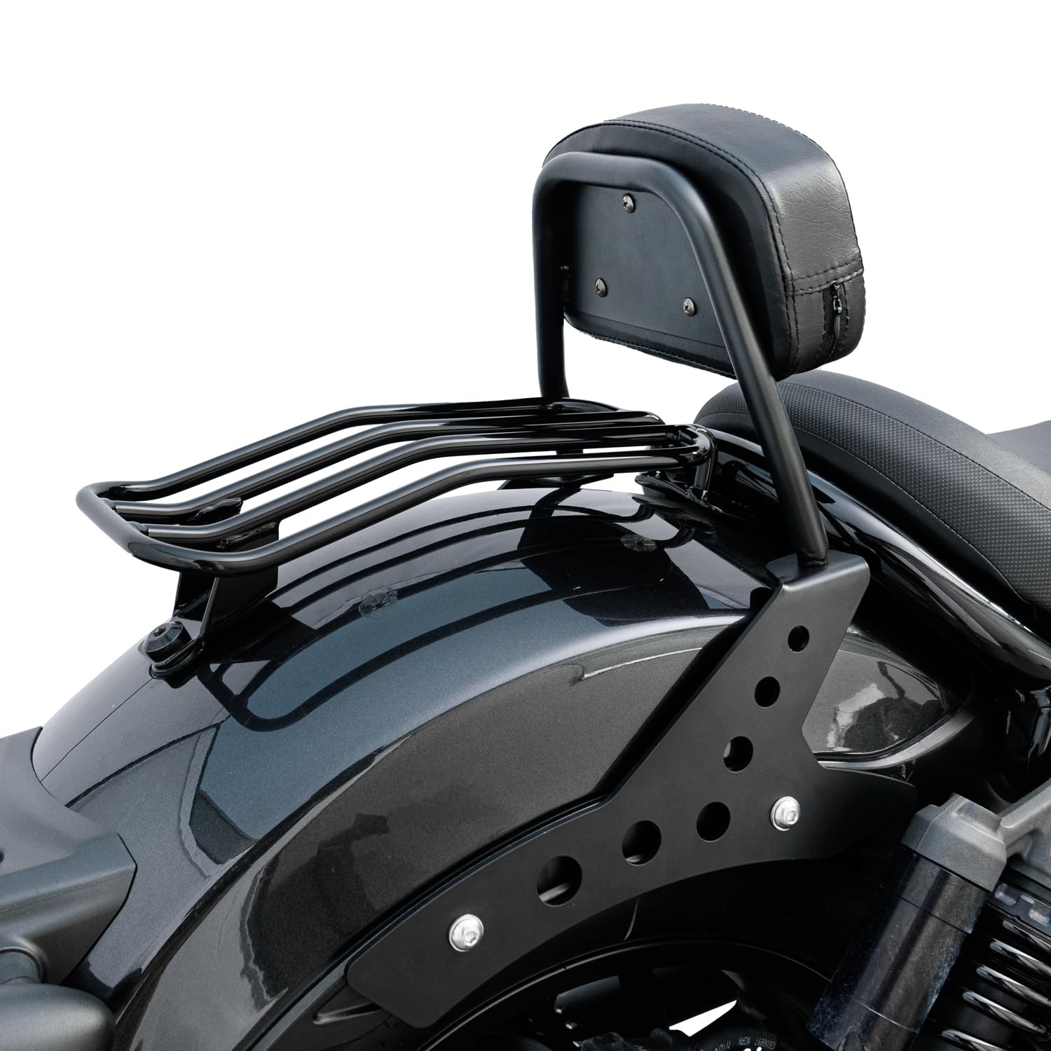 Motocykl tylny błotnik bagażowy płyta półka ładunkowa kompatybilna z tylnym siedzeniem solo półka podpierająca bagaż z H-onda Rebel CMX1100 CM1100 CMX 1100 cm 1100 2021 stalowy nośnik ładunkowy