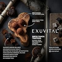 Vista 3 de Birch Chaga Truffles, Daily Wellness Support, Natural Superfood Bites, Immune Support, Skin Health, Gut Health, Hormonal Balance, with Dates