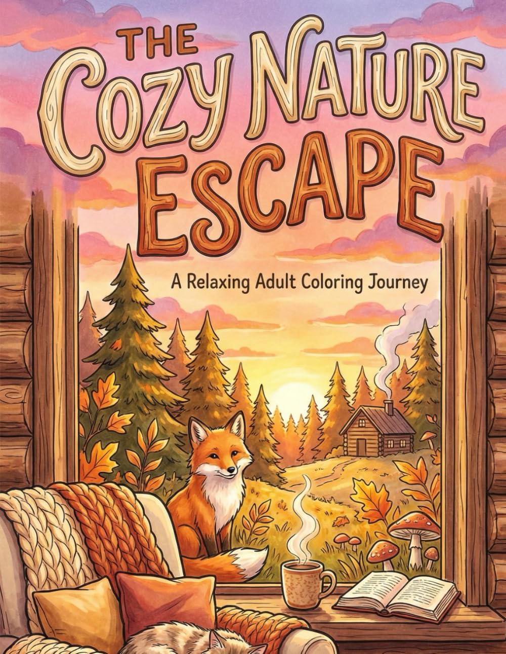 Cozy Nature: Zen Vibe Cozy Nature: 50 Stress-Relieving Designs for Adults