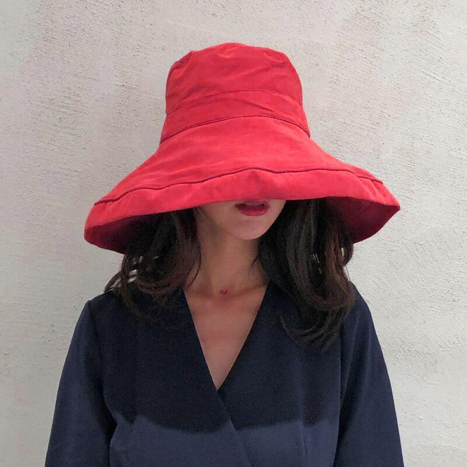Sombrero de pescador de primavera y verano para mujer, sombrero de pescador plegable para mujer, sombrero de viaje