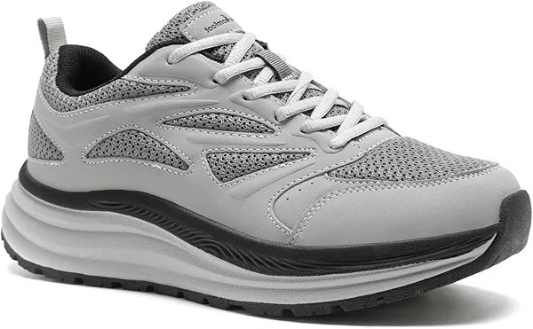 Men's Orthopedic Trail Running Shoes: Comfortable Casual Arch Support Plantar Fasciitis Orthotic Trekking Walking Exercise Shoes, Flat Feet Sport Hiking Training Sneakers for Foot and Heel Pain Relief