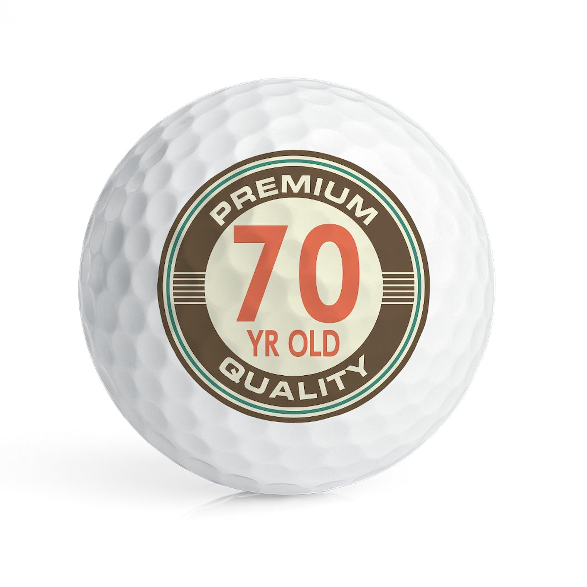 CafePress 70Th Birthday Vintage Novelty Golf Balls (Pk of 6)