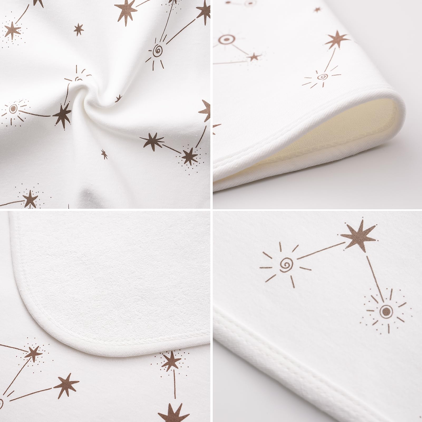 Protector de colchón impermeable para bebé, lavable, reutilizable, de 31 x 40 pulgadas, protector de colchón para incontinencia, para niños, constelación