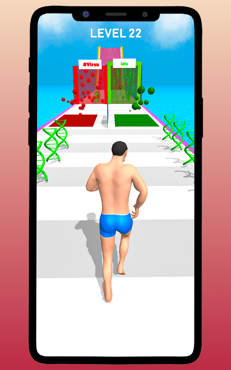 Human DNA Evolution! Skeleton Muscle Runner Body Rush Race 3D - Mutant ...