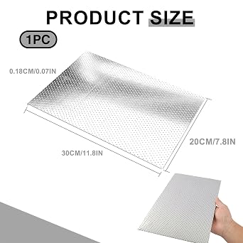 20/30 x 20 cm Sealing Paper Exhaust Thickness 1.6 mm Exhaust Seal Manifold Seal Paper Exhaust Seal Multilayer Metal Plate Universal Heat Resistant up to 350 Degrees (30 x 20)