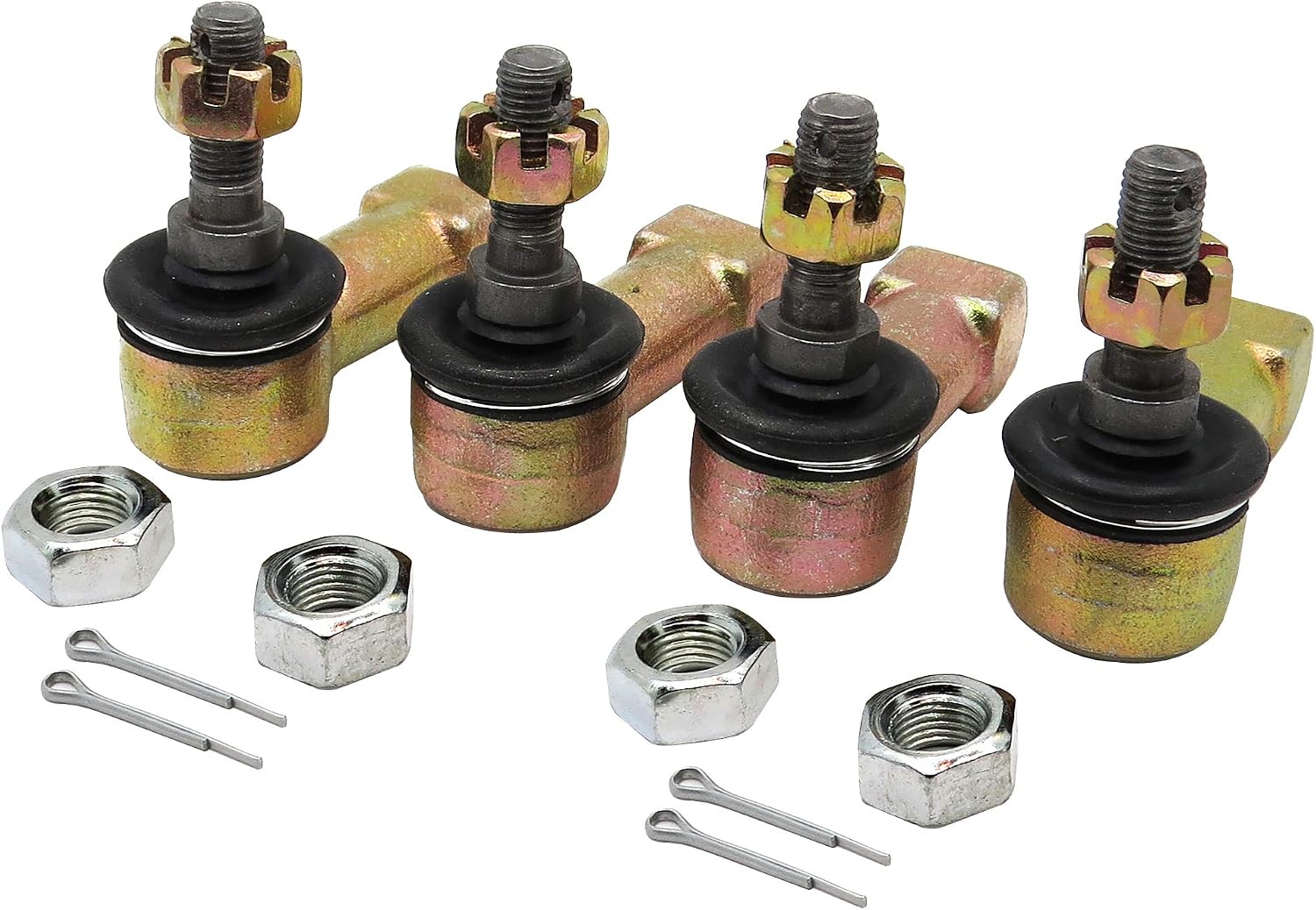 Two Sets Of Tie Rod End Kit Compatible With Honda Fourtrax TRX 300 2X4 1993-1996