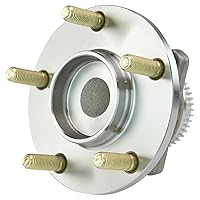 Vista 565 de TRQ Juego de 2 rodamientos de rueda trasera y conjunto de cubo con sensor ABS compatible con Ford Transit Connect 2014-2018